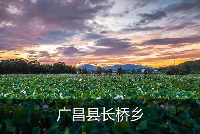 广昌县长桥乡